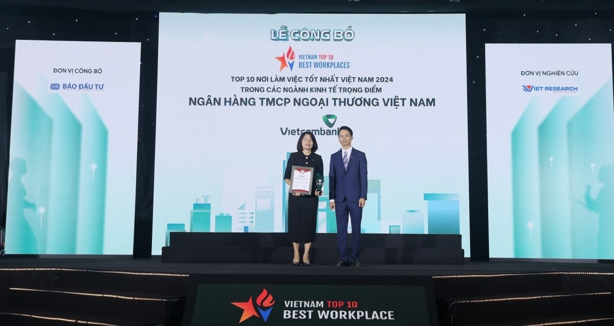 Vietcombank vào top nhà tuyển dụng được ưa thích và nơi làm việc tốt nhất