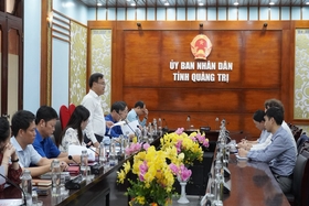 Quang Tri Provincial People's Committee works with the delegation of the French Development Agency (AFD)