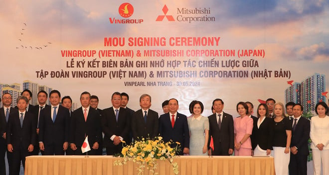 Vingroup y Mitsubishi Corporation firman una cooperación estratégica integral