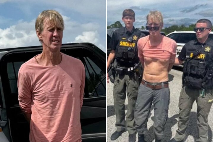 警察は9月15日の午後、容疑者ライアン・ラウスを制圧し逮捕した。(写真:マーティン郡警察)