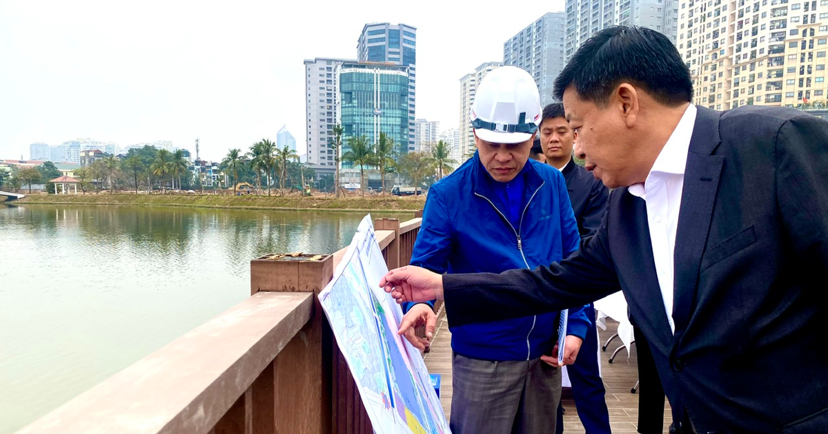 Concentramos todos nuestros esfuerzos en completar el Parque del Lago Phung Khoang antes del Año Nuevo Lunar