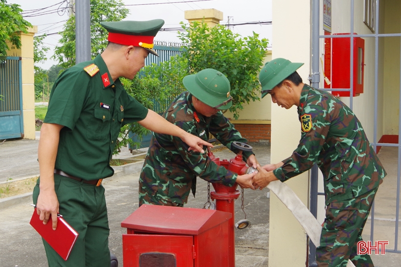 Các đơn vị bộ đội ở Hà Tĩnh chú trọng giảm nguy cơ cháy, nổ