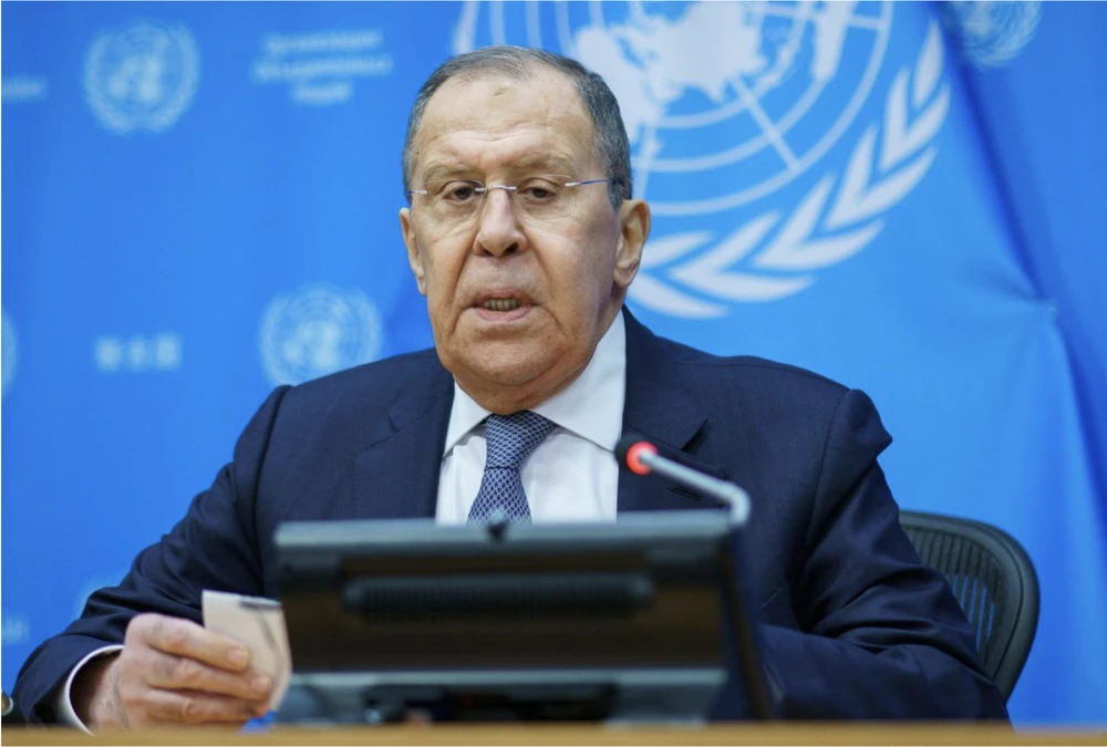 Le ministre russe des Affaires étrangères Sergueï Lavrov a convoqué une réunion d'urgence du Conseil de sécurité des Nations Unies le 25 janvier. Photo : CNN