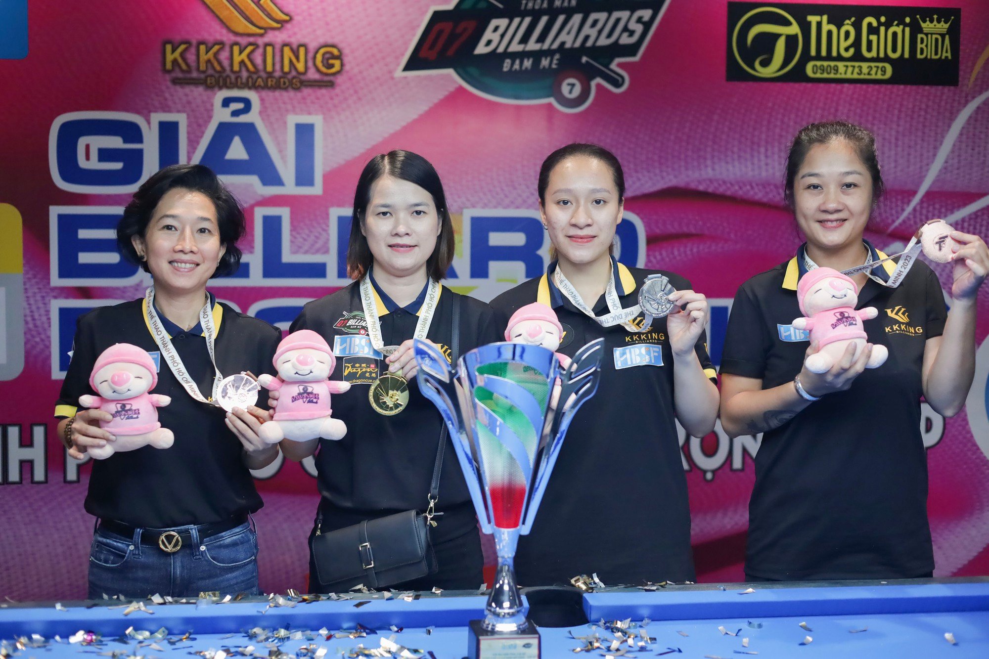 Bùi Xuân Vàng vô địch Giải Billiards pool 9 bi nữ TP HCM mở rộng 2023 - Ảnh 5.