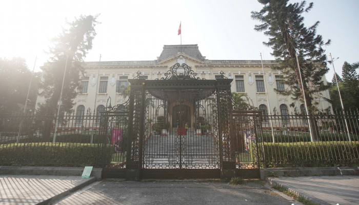 Admira el espacio arquitectónico único del Palacio Bac Bo