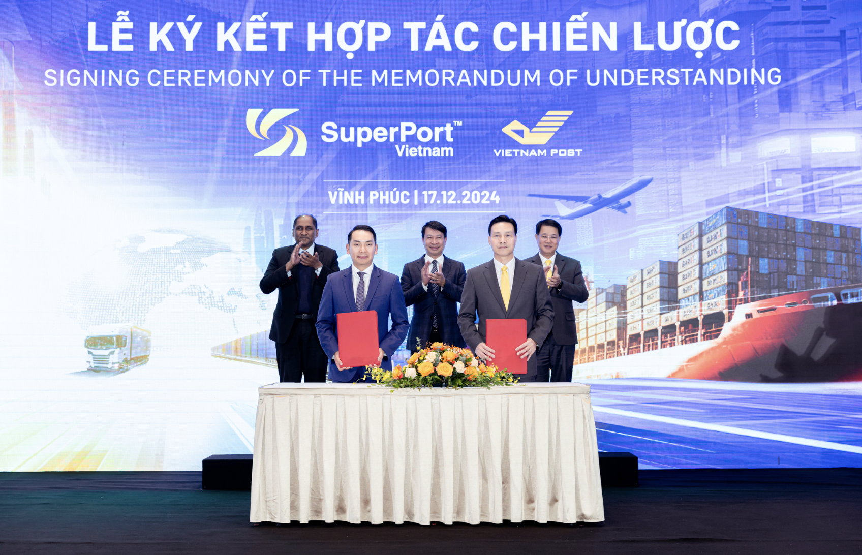 Việt Nam SuperPort và Bưu điện Việt Nam hợp tác trong lĩnh vực Logistics số