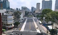 Traffic adjustment on a central road of Ho Chi Minh City for 10 days