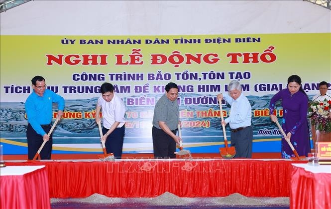 Thủ tướng Phạm Minh Chính dự Lễ khởi công tôn tạo Khu đề kháng Him Lam