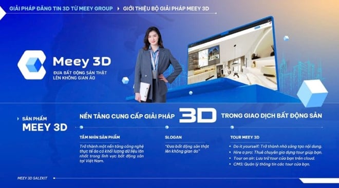 Meey 3D: Đột phá trong giao dịch bất động sản thời đại số