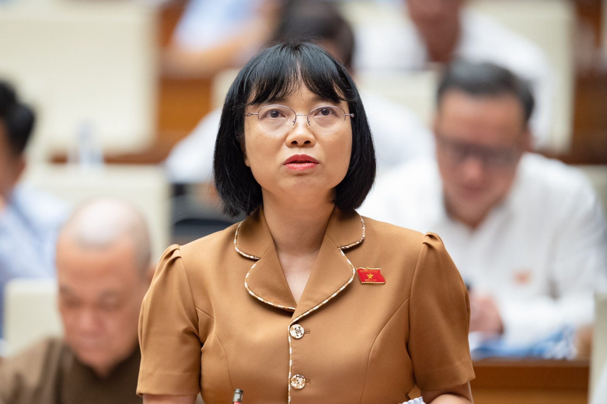 La representante de la Asamblea Nacional Nguyen Thi Viet Nga tiene una influencia no pequeña en la formación intermedia en artes visuales 1
