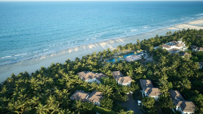 A resort in Da Nang located near the sea. Photo: Premier village danang