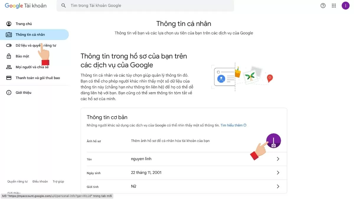 Cách đổi ảnh đại diện trên Google Meet theo ý muốn