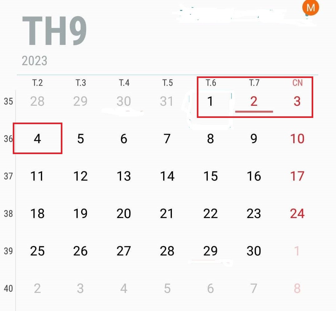 Lịch nghỉ lễ 2023, Nghỉ quốc khánh 2/9, Quốc khánh 2/9