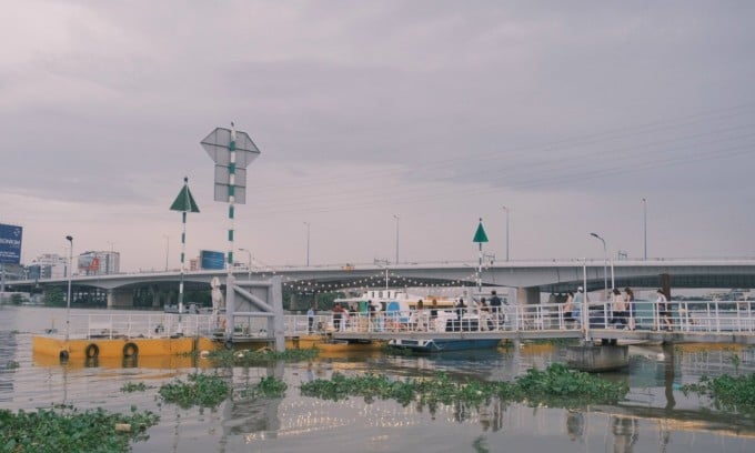 Gare routière fluviale de Binh An dans la ville de Thu Duc. Photo : Bich Phuong