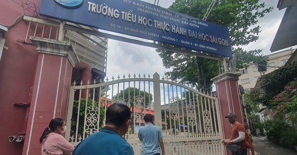 Ngày mai Trường tiểu học Thực hành ĐH Sài Gòn nhận hồ sơ nhập học lớp 1