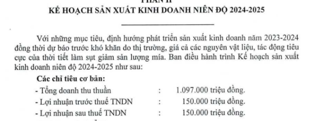 Nâng tỷ lệ từ 100% lên 200%, mức cổ tức kỷ lục của Mía đường Sơn La - Ảnh 6.