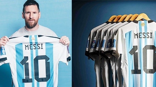 6 Lionel Messi jerseys auctioned to raise funds for children with rare diseases