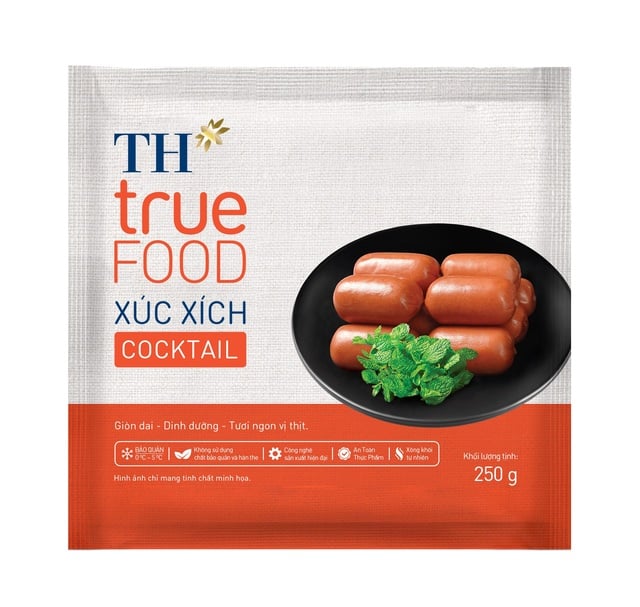 Bùng nổ hương vị từ hai loại xúc xích độc đáo của TH true FOOD