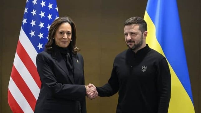 Ukrainian President meets with Trump, Harris ahead of US presidential election