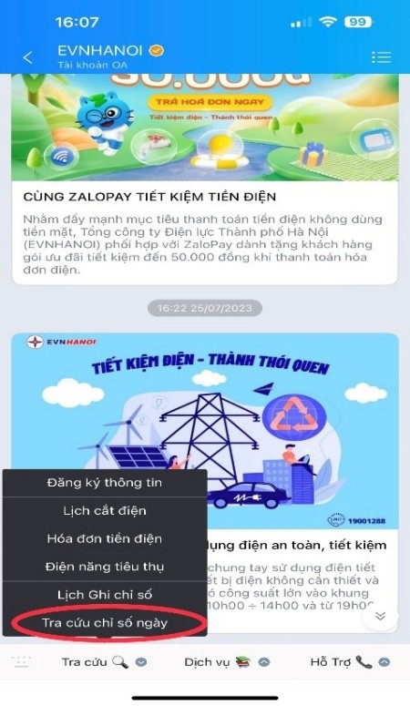 Cách thức giúp khách hàng của EVNHANOI tra cứu và tăng cường kiểm soát lượng điện tiêu thụ ảnh 4