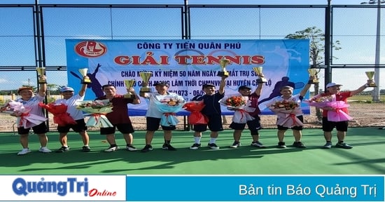 Giải tennis chào mừng kỷ niệm 50 năm ngày ra mắt Trụ sở Chính phủ Cách mạng lâm thời Cộng hòa miền nam Việt Nam