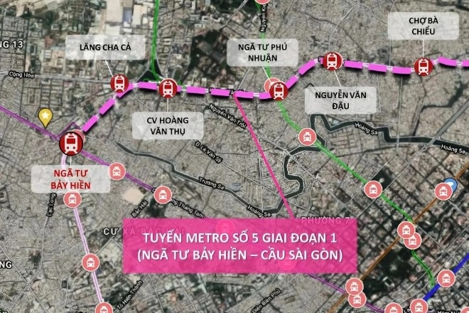 เสนอระงับประเมินราคารถไฟฟ้าสาย 5 มูลค่ากว่า 4 หมื่นล้านดอง นครโฮจิมินห์ เป็นการชั่วคราว