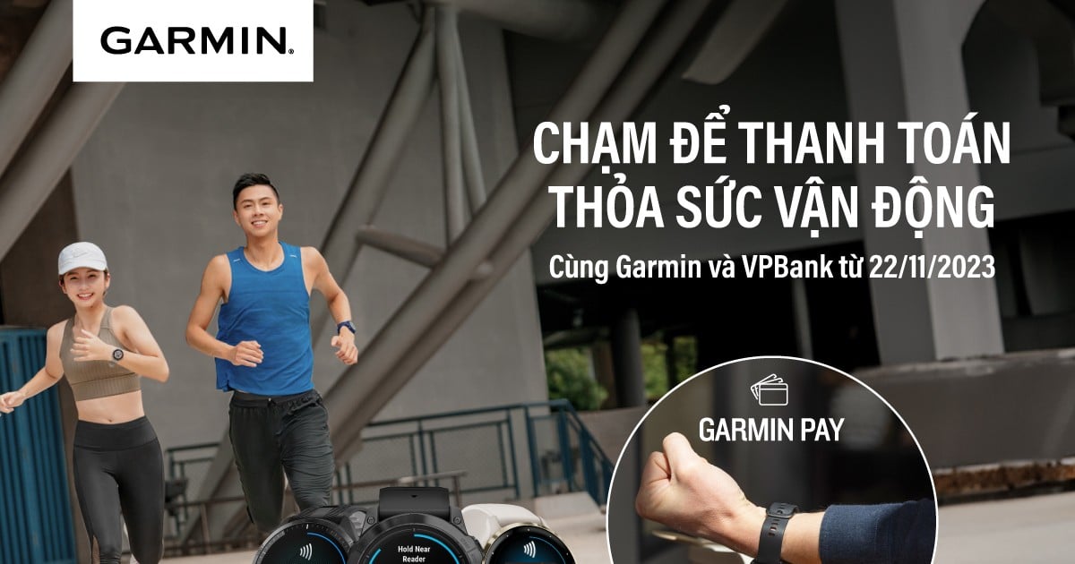 VPBank cooperates with Garmin to launch payment via smart watch