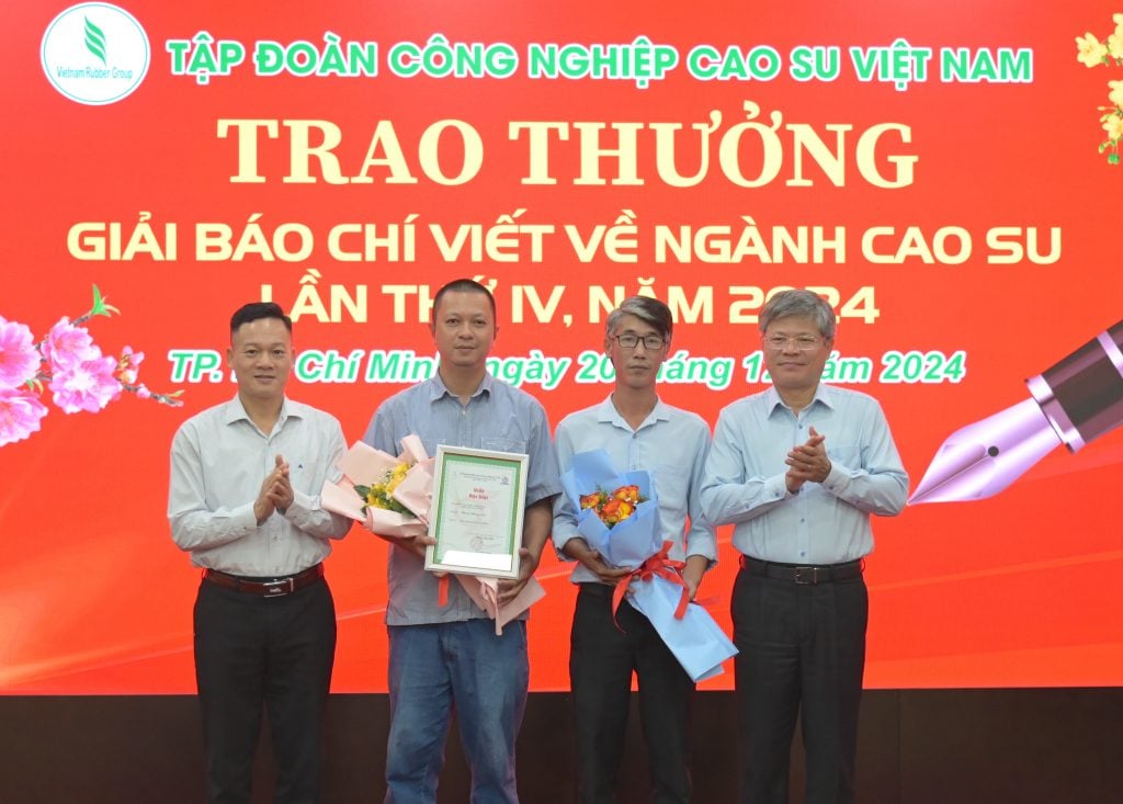 VRG trao giải báo chí viết về ngành cao su lần 4 năm 2024