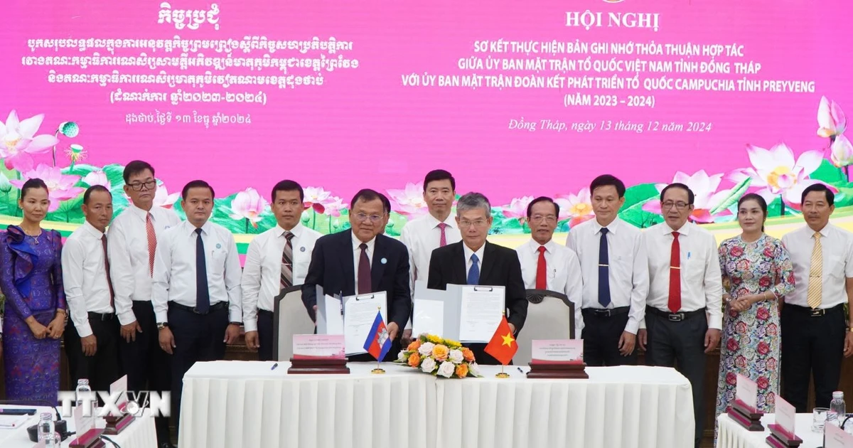 Dong Thap Province and Cambodia's Prey Veng strengthen friendly relations