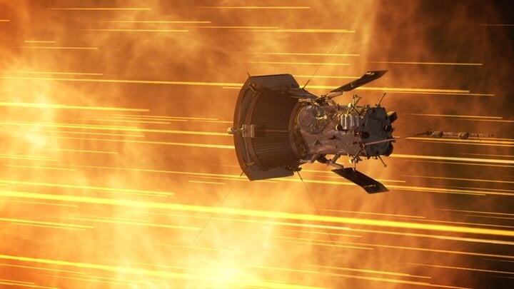 La sonde solaire Parker de la NASA.