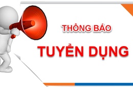 THÔNG BÁO TUYỂN DỤNG