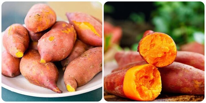 Sweet potatoes are nutritious food that is good for your health.