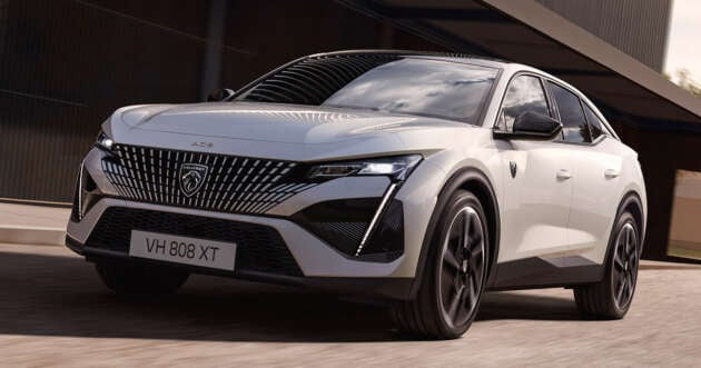 Представлен электромобиль Peugeot e 408 с современным дизайном и долгосрочной гарантией (изображение 1)