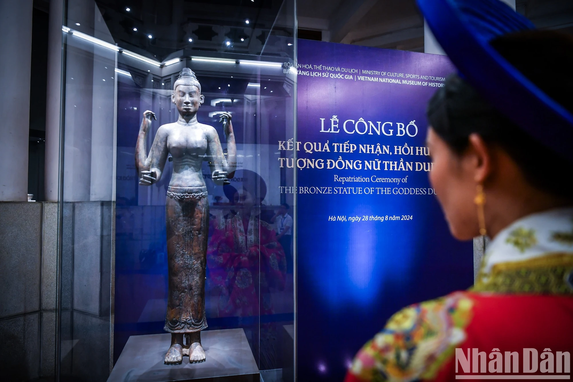 [Foto] Admira la estatua de bronce de la diosa Durga y los tesoros de Champa, foto 12