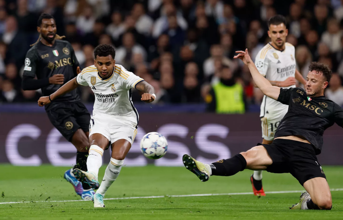 Rodrygo equalized 1-1 for Real Madrid in the 11th minute. Photo: realmadrid.com