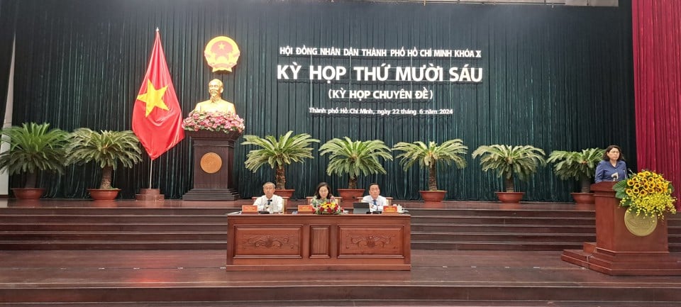 Kỳ họp thứ 16 (kỳ họp chuyên đề) HĐND TP Hồ Chí Minh khóa X (nhiệm kỳ 2021-2026) thông qua nhiều Nghị quyết quan trọng.