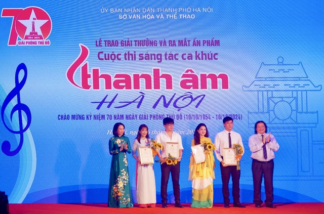 Trao giải cuộc thi sáng tác ca khúc "Thanh âm Hà Nội" - Ảnh 2.