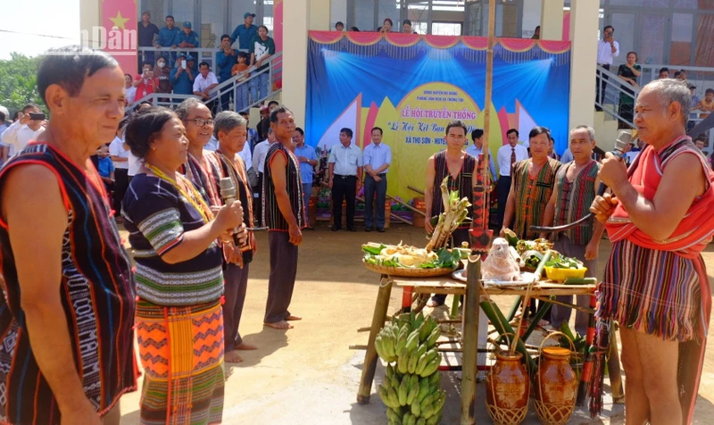 Community friendship space of the M'nong people in Binh Phuoc.