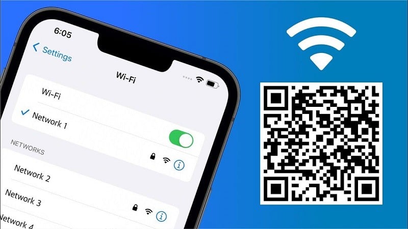 Chia sẻ wifi bằng mã QR trên iPhone nhanh chóng và tiện lợi