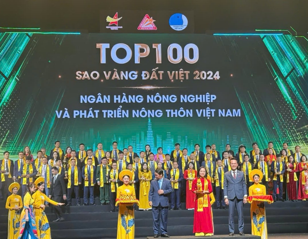 Agribank erhält den Vietnam Golden Star Award 2024