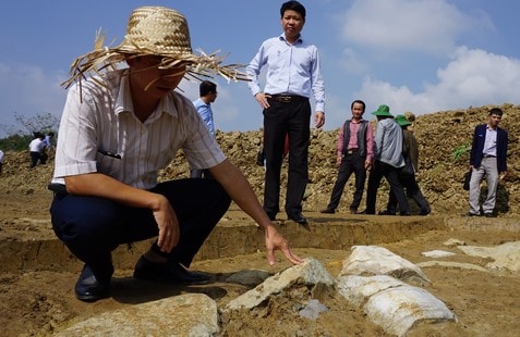 Lần đầu tiên phát lộ cấu trúc hào thành thành nhà Hồ