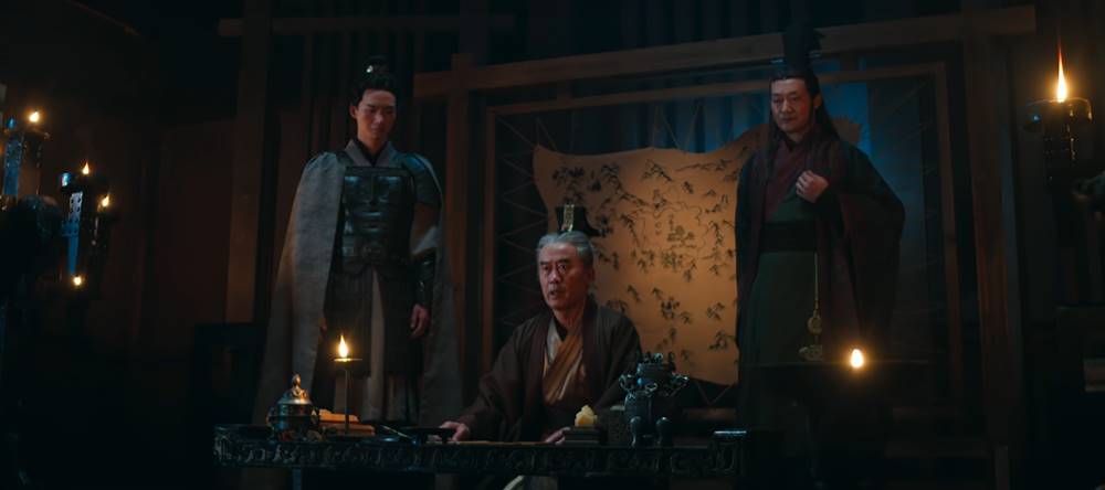 3 conspiradores que usurparon el trono tras la muerte de Qin Shi Huang. Foto: Netflix