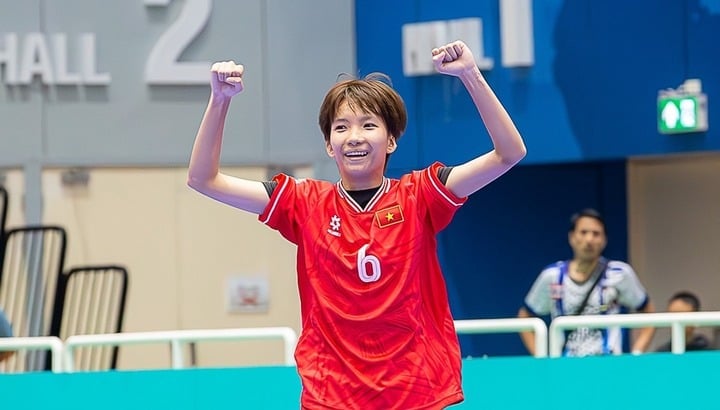 Vietnam women's futsal team won 21-0.