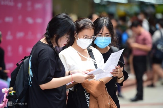 Im September 2022 an der Technischen Universität Ho Chi Minh-Stadt eingeschriebene Studierende. Foto: Thanh Tung