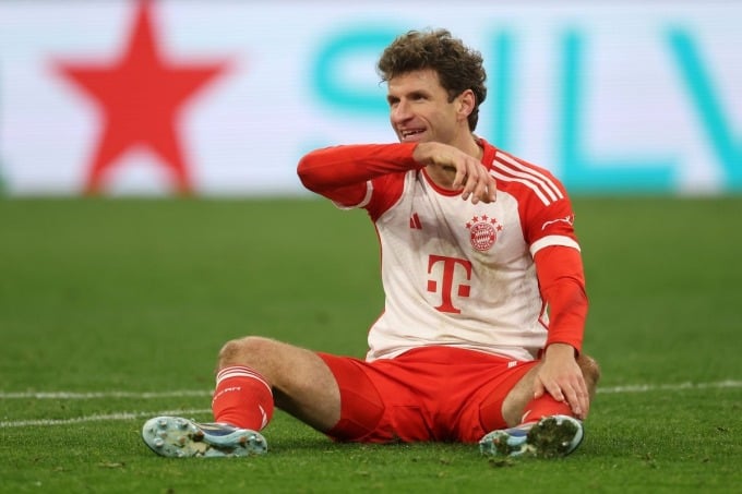 Müller estuvo ausente en su partido número 150 de la Liga de Campeones en el Allianz Arena el 29 de noviembre. Foto: Reuters