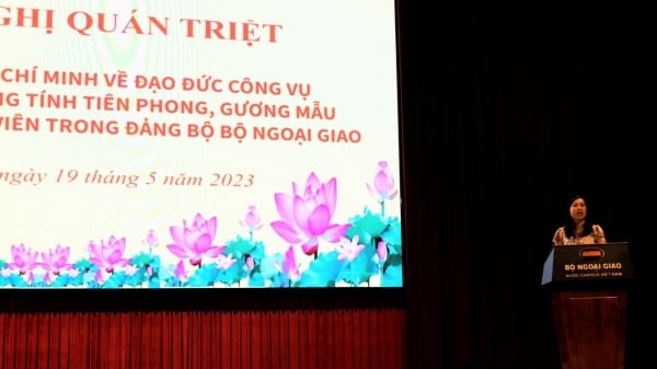 The Ministry of Foreign Affairs organized a conference to disseminate Ho Chi Minh's thoughts on public ethics.