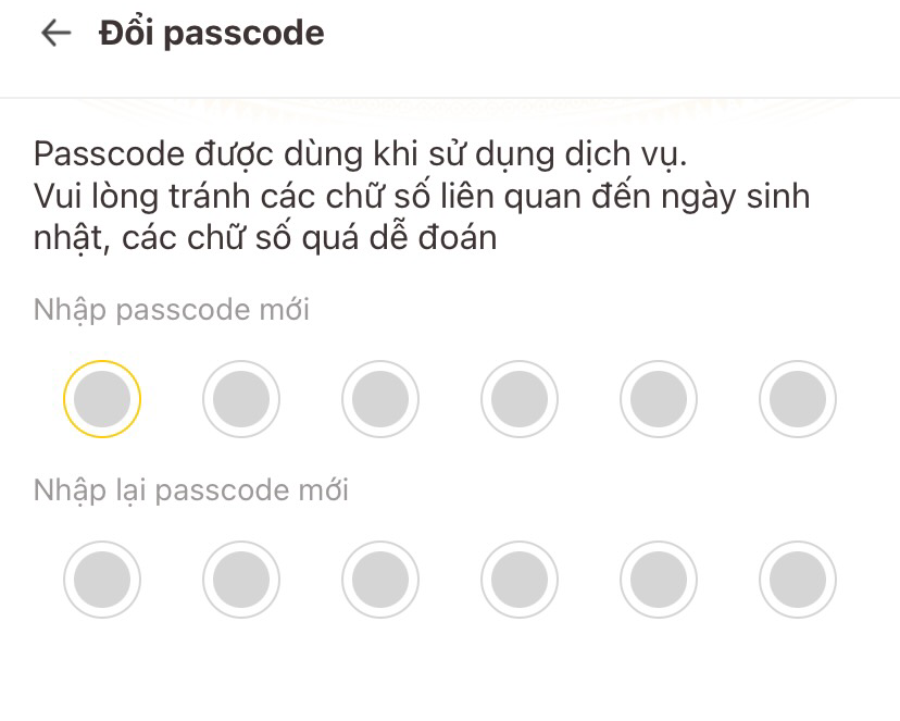 Hướng dẫn cách đổi mật khẩu, passcode VNeID