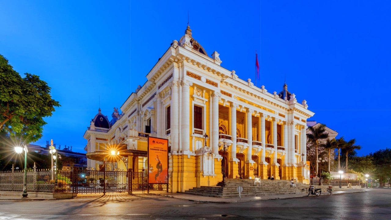 French architecture in the heart of Hanoi