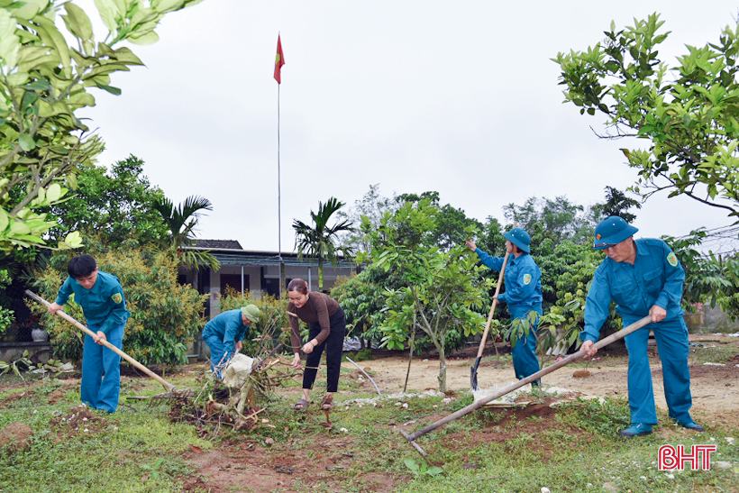 Hà Tĩnh xây dựng lực lượng dân quân, tự vệ, dự bị động viên vững mạnh