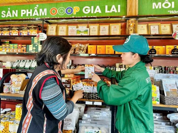 Продукция Gia Lai OCOP пользуется большим спросом во время сезона обслуживания Тет